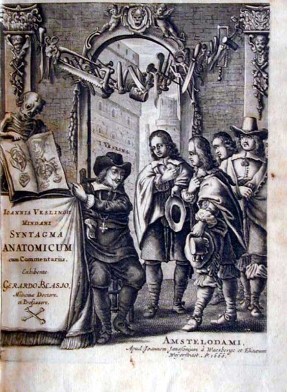 Johannis Veslingii. Syntagma Anatomicum Amsterdam 1666