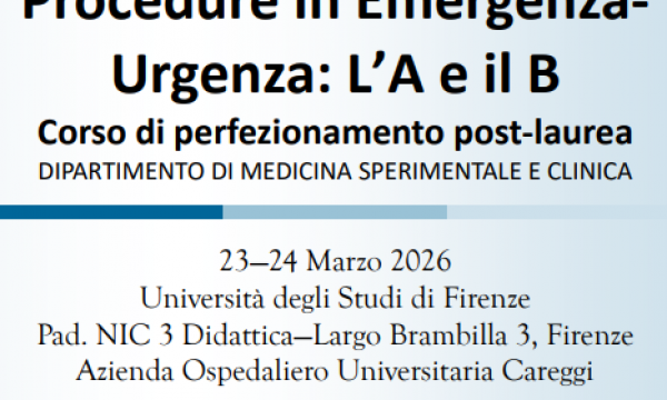 Sono aperte le iscrizioni al Corso di Perfezionamento 
