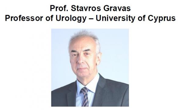 VISITING PROFESSOR LECTURES  il DSMC e la Scuola di Specializzazione in Urologia sono lieti di annunciare la visita del Prof. Stavros Gravas Professor of Urology &ndash; University of Cyprus.