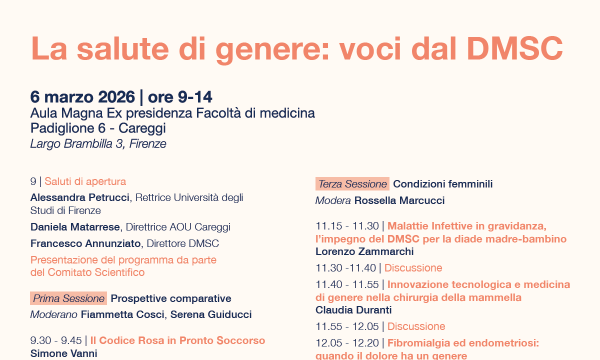 La salute di genere: voci dal DMSC.