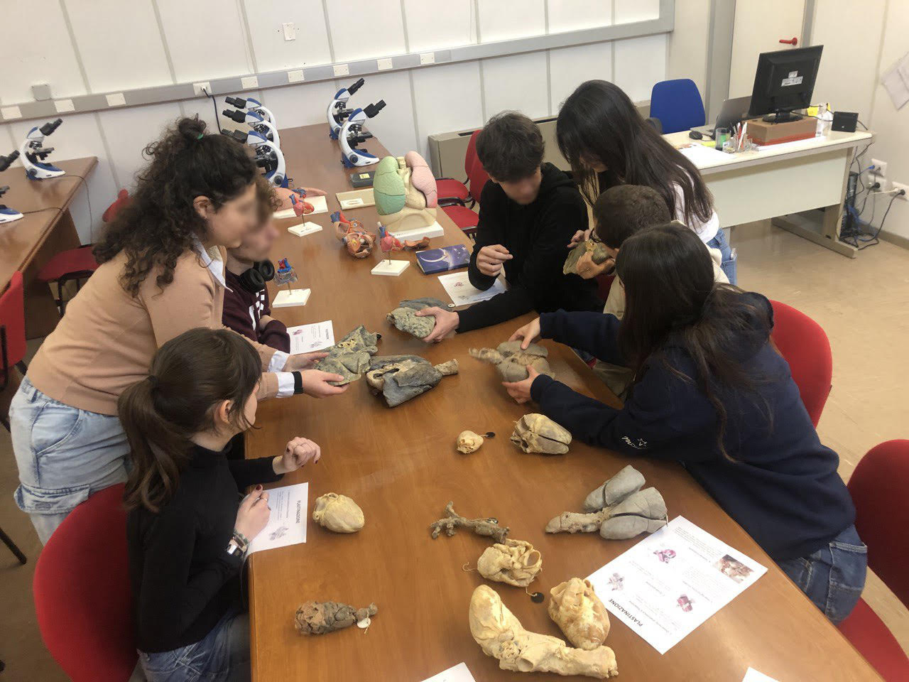 Studenti incontro anatomia